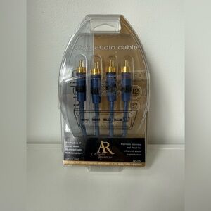 Acoustic Research 12ft Audio Cable Gold Plated RCA Connectors AP031 New NIP 2002